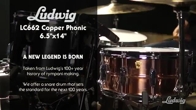 Ludwig LC662 6.5×14 Copper Phonic 军鼓视听