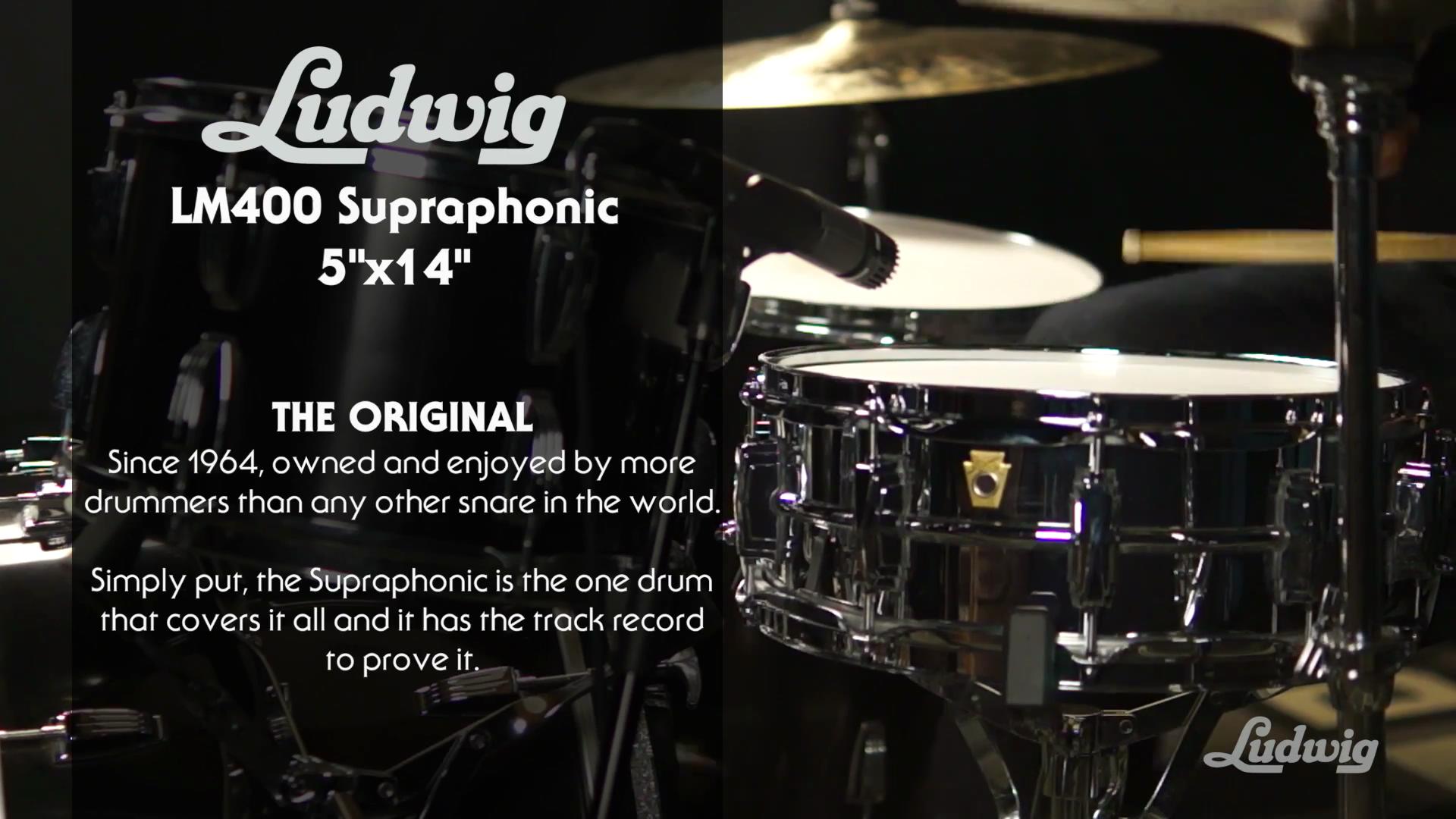 视听：Ludwig LM400 5×14 Supraphonic 系列军鼓 | 『蓝致乐器』